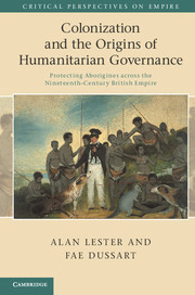 Couverture de l’ouvrage Colonization and the Origins of Humanitarian Governance