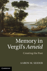 Cover of the book Memory in Vergil's Aeneid
