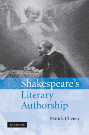 Couverture de l’ouvrage Shakespeare's Literary Authorship