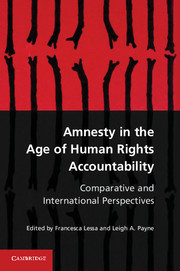 Couverture de l’ouvrage Amnesty in the Age of Human Rights Accountability