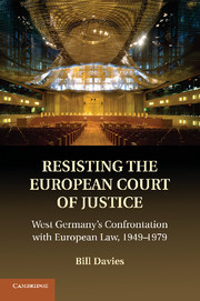 Couverture de l’ouvrage Resisting the European Court of Justice