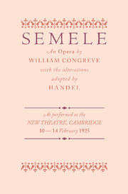 Cover of the book Semele