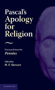 Cover of the book Pascal's Apology for Religion