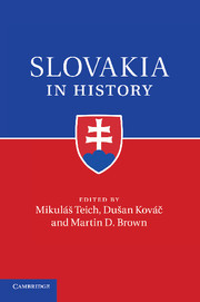 Couverture de l’ouvrage Slovakia in History