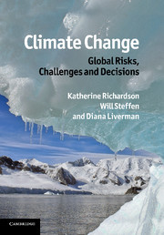 Couverture de l’ouvrage Climate Change: Global Risks, Challenges and Decisions