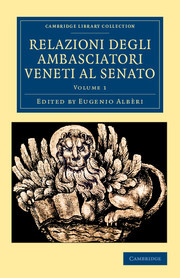 Couverture de l’ouvrage Relazioni degli ambasciatori Veneti al senato