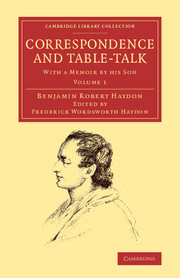Couverture de l’ouvrage Correspondence and Table-Talk
