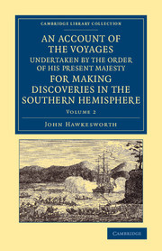 Couverture de l’ouvrage An Account of the Voyages Undertaken by the Order of His Present Majesty for Making Discoveries in the Southern Hemisphere: Volume 2