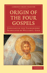 Couverture de l’ouvrage Origin of the Four Gospels