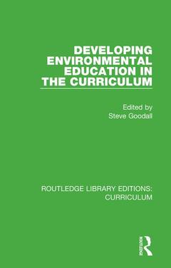 Couverture de l’ouvrage Developing Environmental Education in the Curriculum