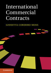 Couverture de l’ouvrage International Commercial Contracts