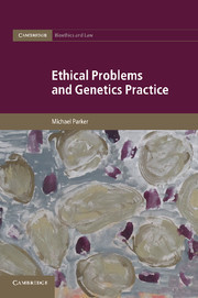 Couverture de l’ouvrage Ethical Problems and Genetics Practice