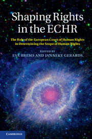 Couverture de l’ouvrage Shaping Rights in the ECHR