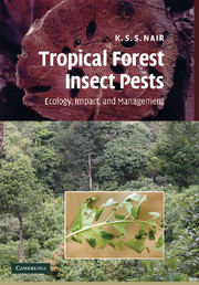 Couverture de l’ouvrage Tropical Forest Insect Pests
