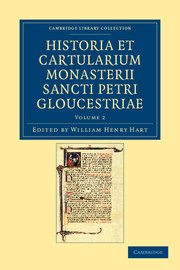 Cover of the book Historia et cartularium Monasterii Sancti Petri Gloucestriae