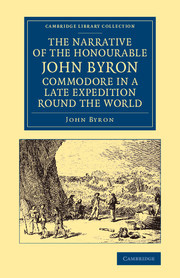 Couverture de l’ouvrage The Narrative of the Honourable John Byron, Commodore in a Late Expedition round the World