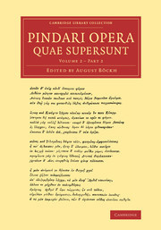 Couverture de l’ouvrage Pindari opera quae supersunt