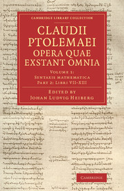 Couverture de l’ouvrage Claudii Ptolemaei opera quae exstant omnia