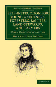 Couverture de l’ouvrage Self-Instruction for Young Gardeners, Foresters, Bailiffs, Land-Stewards, and Farmers