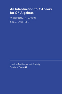 Couverture de l’ouvrage An Introduction to K-Theory for C*-Algebras