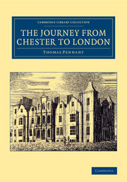 Couverture de l’ouvrage The Journey from Chester to London