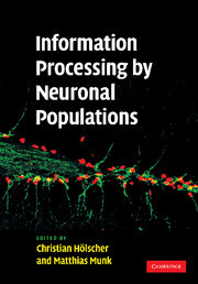 Couverture de l’ouvrage Information Processing by Neuronal Populations