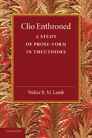 Cover of the book Clio Enthroned