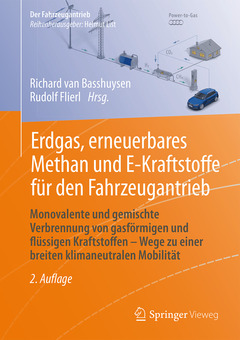 Couverture de l’ouvrage Erdgas, erneuerbares Methan und E-Kraftstoffe für den Fahrzeugantrieb