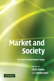 Couverture de l’ouvrage Market and Society