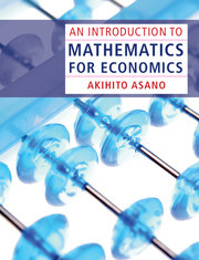 Couverture de l’ouvrage An Introduction to Mathematics for Economics
