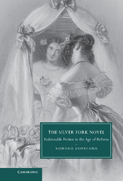 Couverture de l’ouvrage The Silver Fork Novel