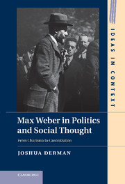 Couverture de l’ouvrage Max Weber in Politics and Social Thought