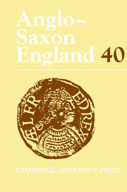 Couverture de l’ouvrage Anglo-Saxon England: Volume 40