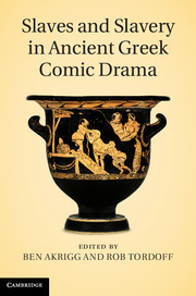 Couverture de l’ouvrage Slaves and Slavery in Ancient Greek Comic Drama