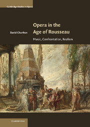 Couverture de l’ouvrage Opera in the Age of Rousseau