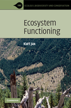 Couverture de l’ouvrage Ecosystem Functioning