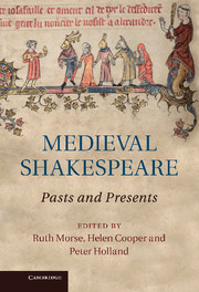Couverture de l’ouvrage Medieval Shakespeare