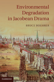 Couverture de l’ouvrage Environmental Degradation in Jacobean Drama