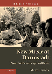 Couverture de l’ouvrage New Music at Darmstadt