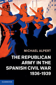 Couverture de l’ouvrage The Republican Army in the Spanish Civil War, 1936–1939