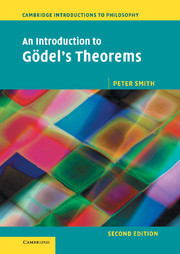 Cover of the book An Introduction to Gödel's Theorems