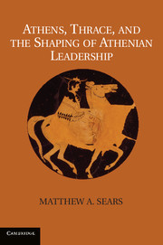 Couverture de l’ouvrage Athens, Thrace, and the Shaping of Athenian Leadership