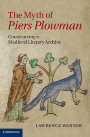 Couverture de l’ouvrage The Myth of Piers Plowman