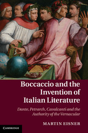 Couverture de l’ouvrage Boccaccio and the Invention of Italian Literature