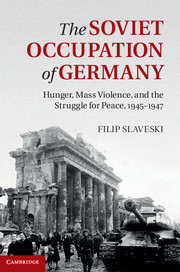Couverture de l’ouvrage The Soviet Occupation of Germany