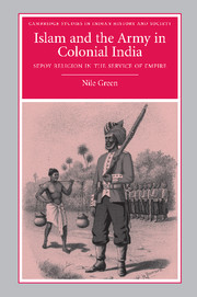 Couverture de l’ouvrage Islam and the Army in Colonial India