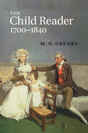 Couverture de l’ouvrage The Child Reader, 1700–1840