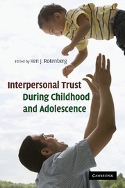 Couverture de l’ouvrage Interpersonal Trust during Childhood and Adolescence