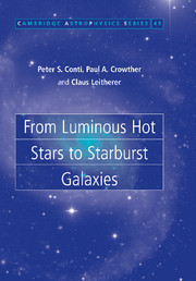 Couverture de l’ouvrage From Luminous Hot Stars to Starburst Galaxies