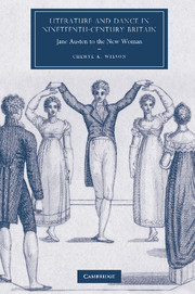Couverture de l’ouvrage Literature and Dance in Nineteenth-Century Britain